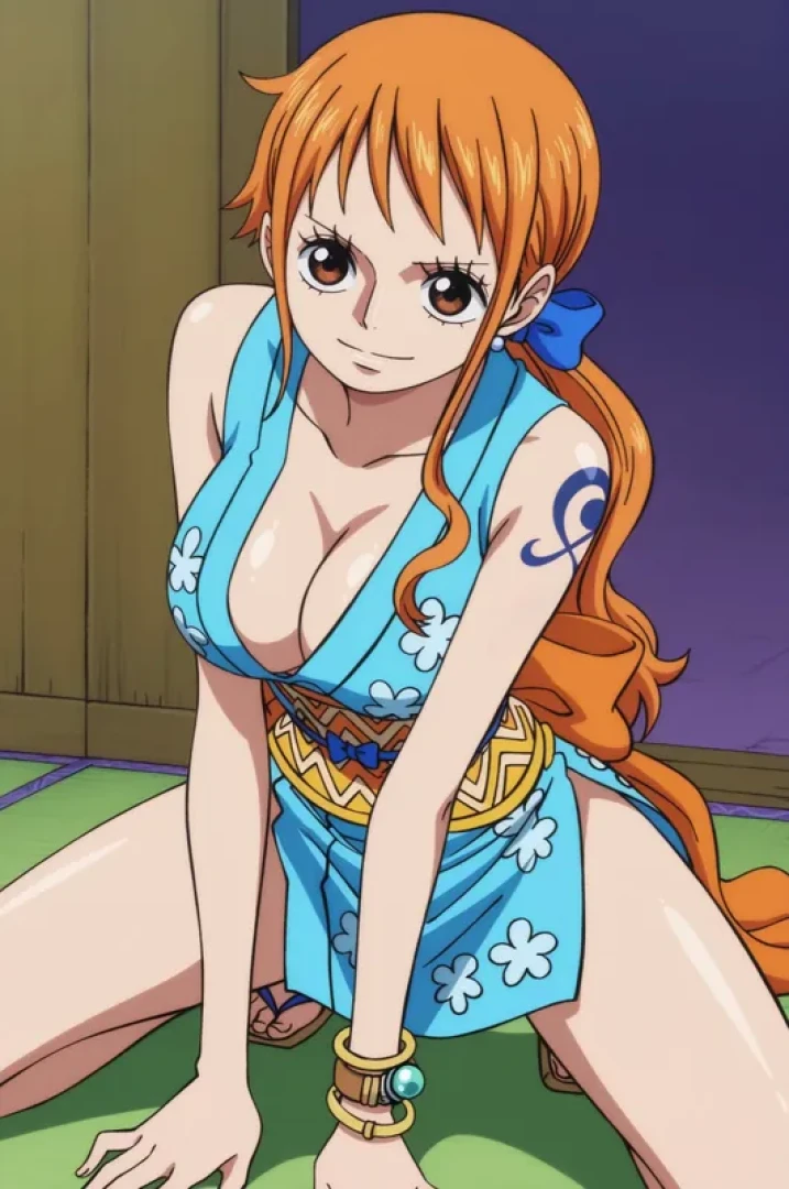 Suulon - [Sample] (Request) Nami Kunoichi Ver (ONE PIECE) Illustration Set