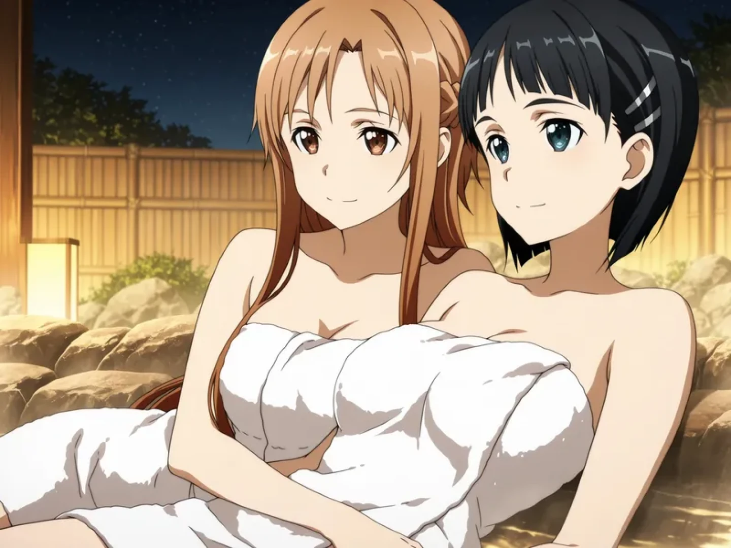 Suulon - [R18] (Request) (WEEKLY EVENT) Asuna & Suguha Lesbian play (SAO) Illustration Set
