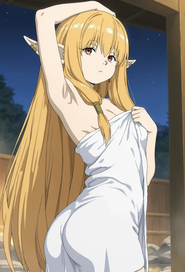 Suulon - [Sample] (WEEKLY EVENT) Serie Hot Spring Ver (Beyond Journey's End) Illustration Set