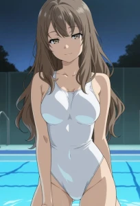 Suulon - [Sample] (Request) Futaba Rio night pool Ver (Rascal Does Not Dream) Illustration Set