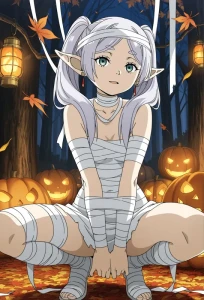 Suulon - [Sample] (WEEKLY EVENT) Frieren Halloween cosplay Tier2 (Beyond Journey's End) Illustration Set