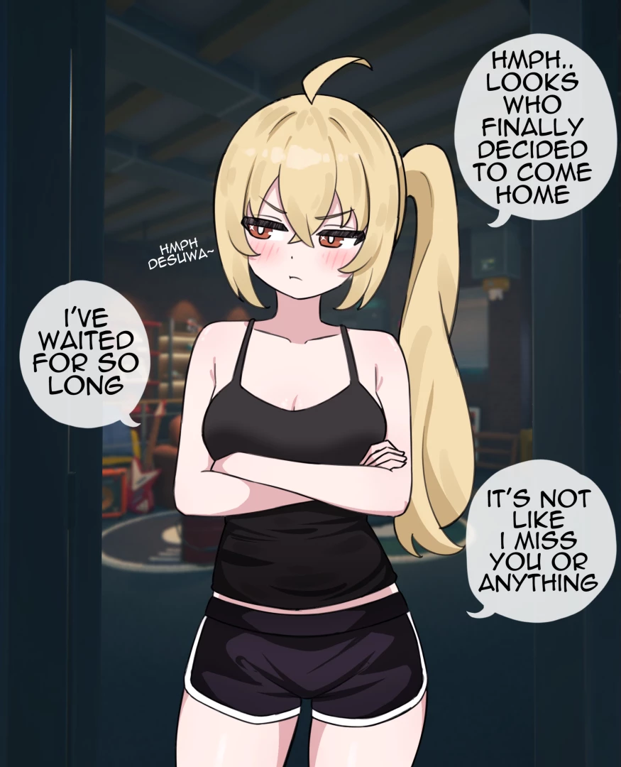 Arutemisu180 - Do not make tsundere wife wait  — page 1