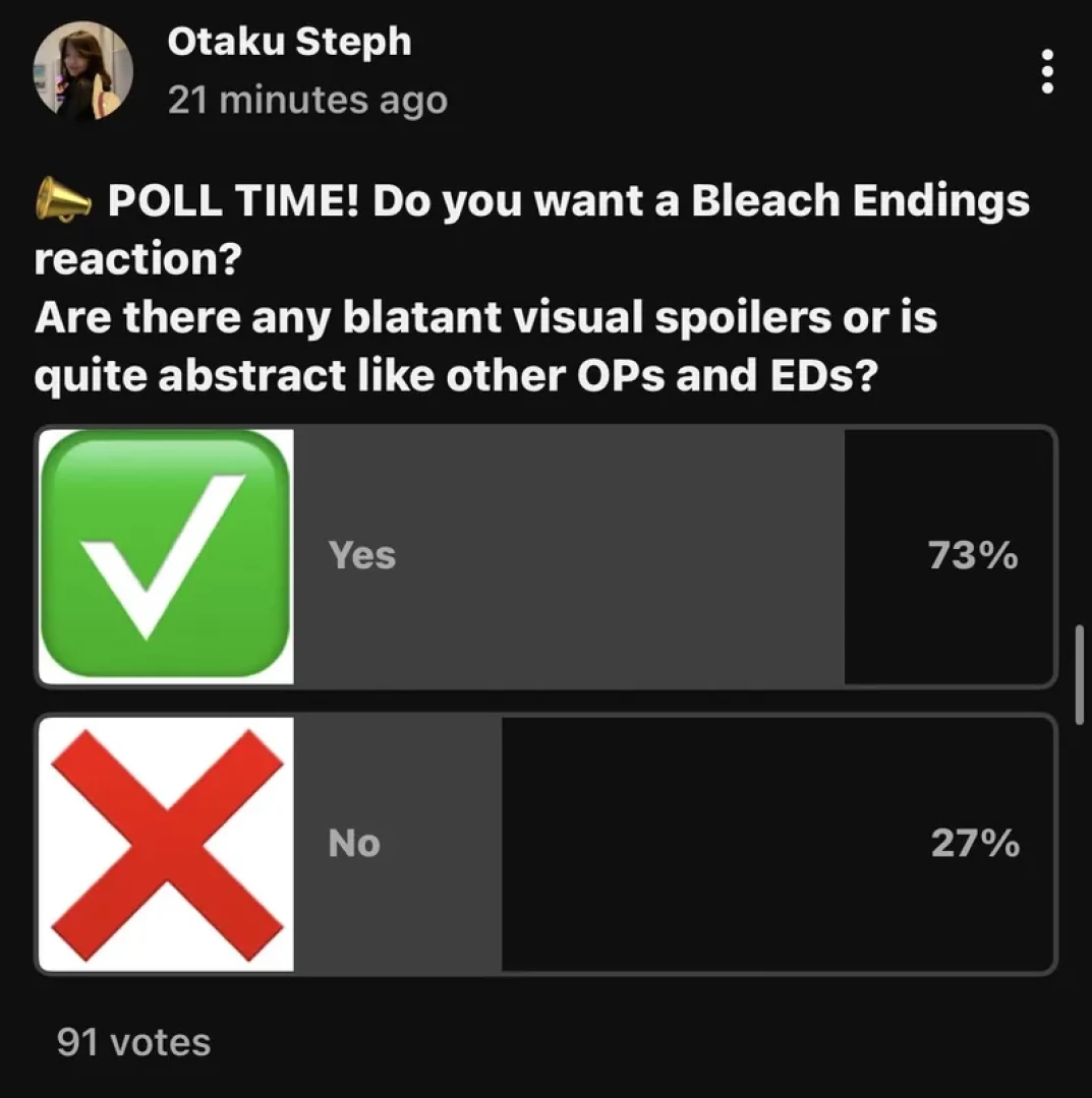 Otaku Steph -  Orange Hair Man Anime Endings Poll!!! — page 1