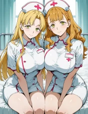 Cha.waifu - FREE PACK - Mimosa Vermillion (Black Clover) ✦ Asia Argento (High School DxD) - Nurses