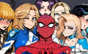 Tillian - Mega Commission: Emma Frost x Psylocke x Sue Storm x Dagger Tandy x Magik x Luna Snow (Marvel Rivals) | BG 