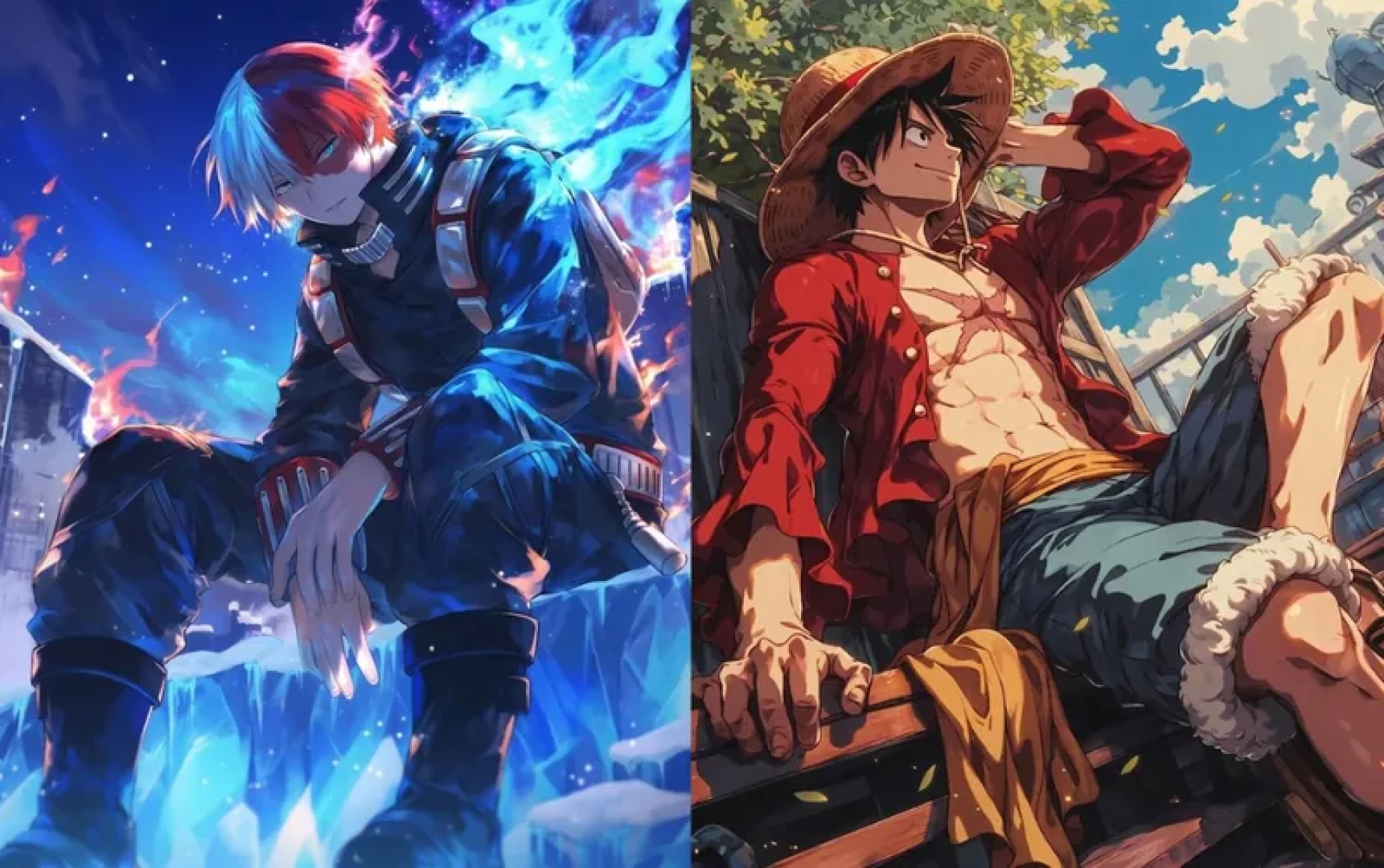 Tigre Fanfics Novelas - My Hero Academia + One Piece: Superado.