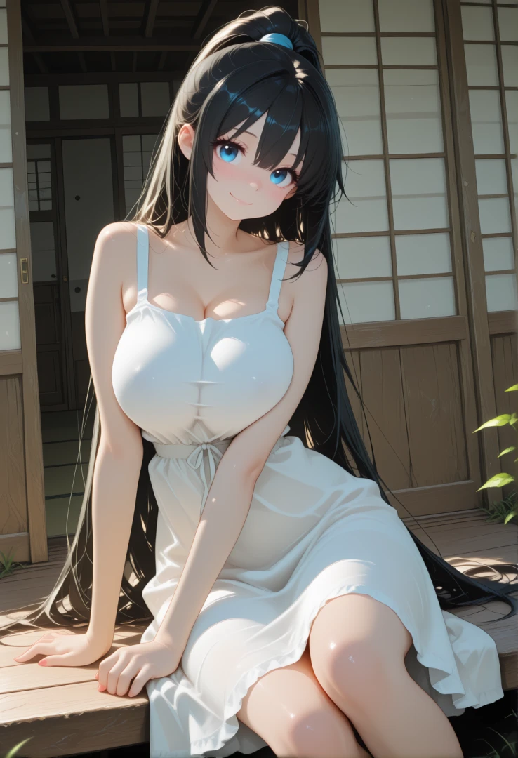 (aiko)あいこ - 田舎縁側の白サマーワンピあいこ