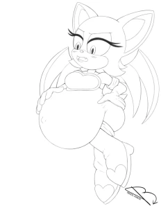 penciljunkie - Tummy Turbulence Linework