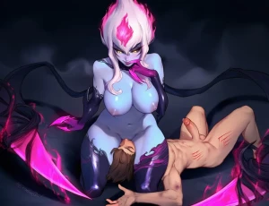 Exodia - Evelynn femdom (commission) 
