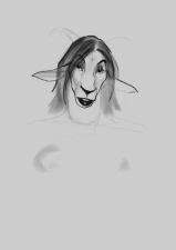 purplebirdman - Sketches | Biggy, Roshim and Ladulai, Amora, Demon goats, Simon, Kai, Caius part 4