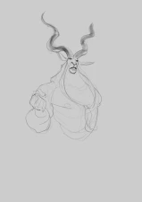 purplebirdman - Sketches | Goat Student, Sorcerer, Shark part 3