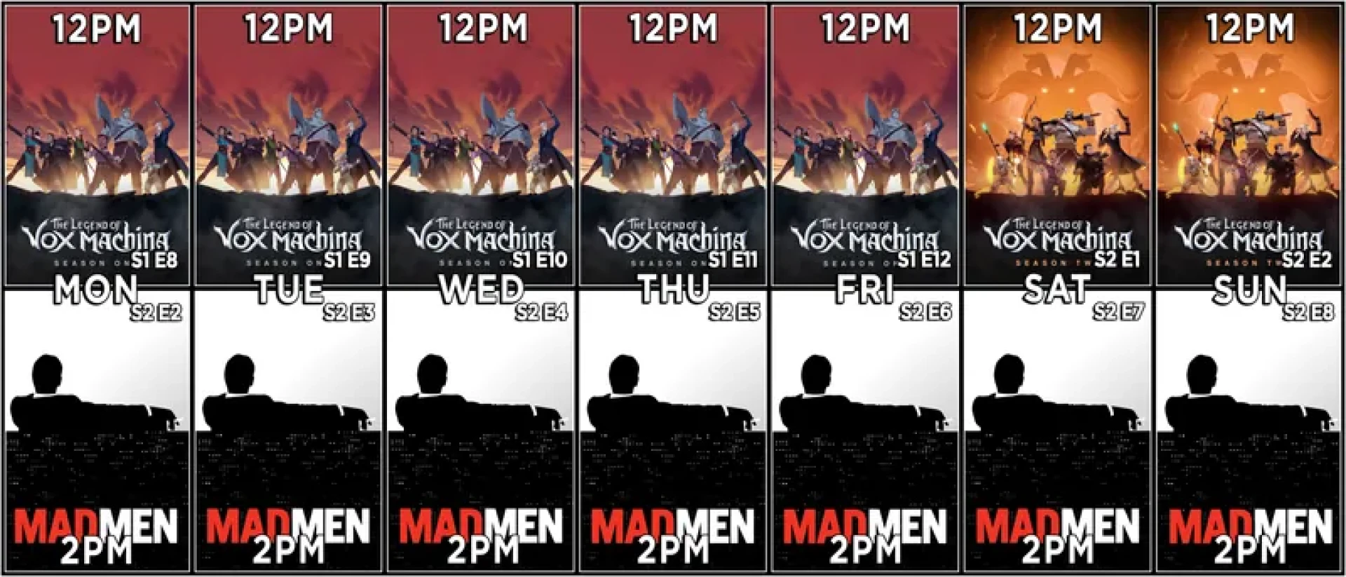MimisBrunnr - Weekly Schedule: August 7–13, 2026 / Weekly Movie & TV Recommendations