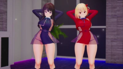 もっふもふ妖狐様 - 【MMD】CoCo摇 - ちさと&たきな【紳士向け】