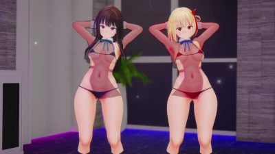 もっふもふ妖狐様 - 【MMD】CoCo摇 - ちさと&たきな【紳士向け】 part 2