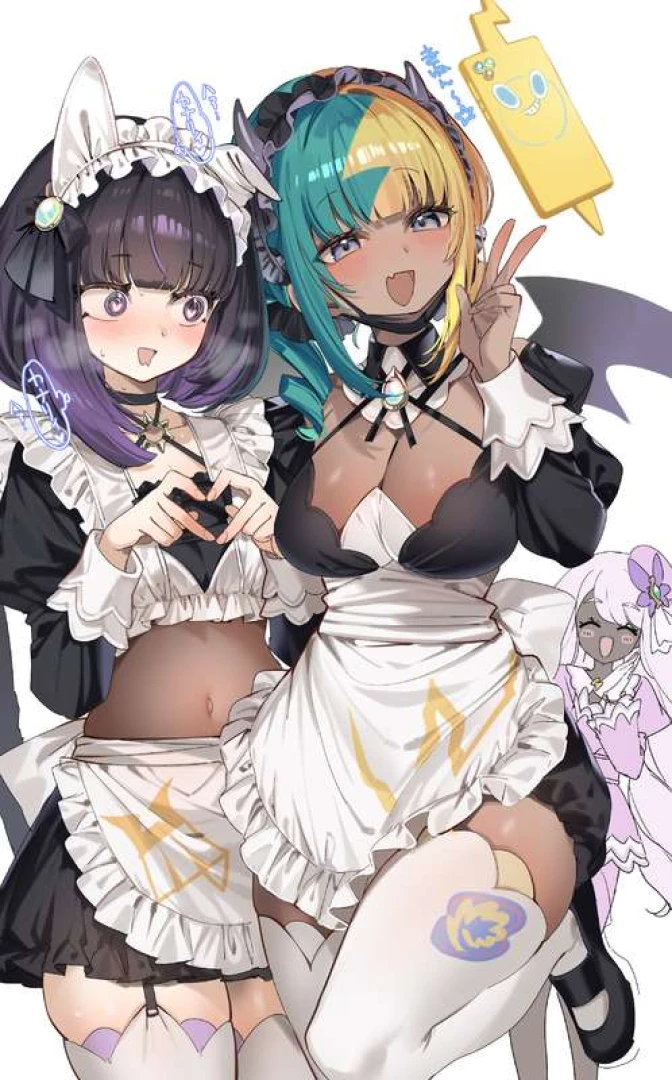 朱里/shuri - 【レイヤー未統合PSD】メイドバトル【データ配布期限/2026/01/25頃まで】高画質・ラフ付き — page 1