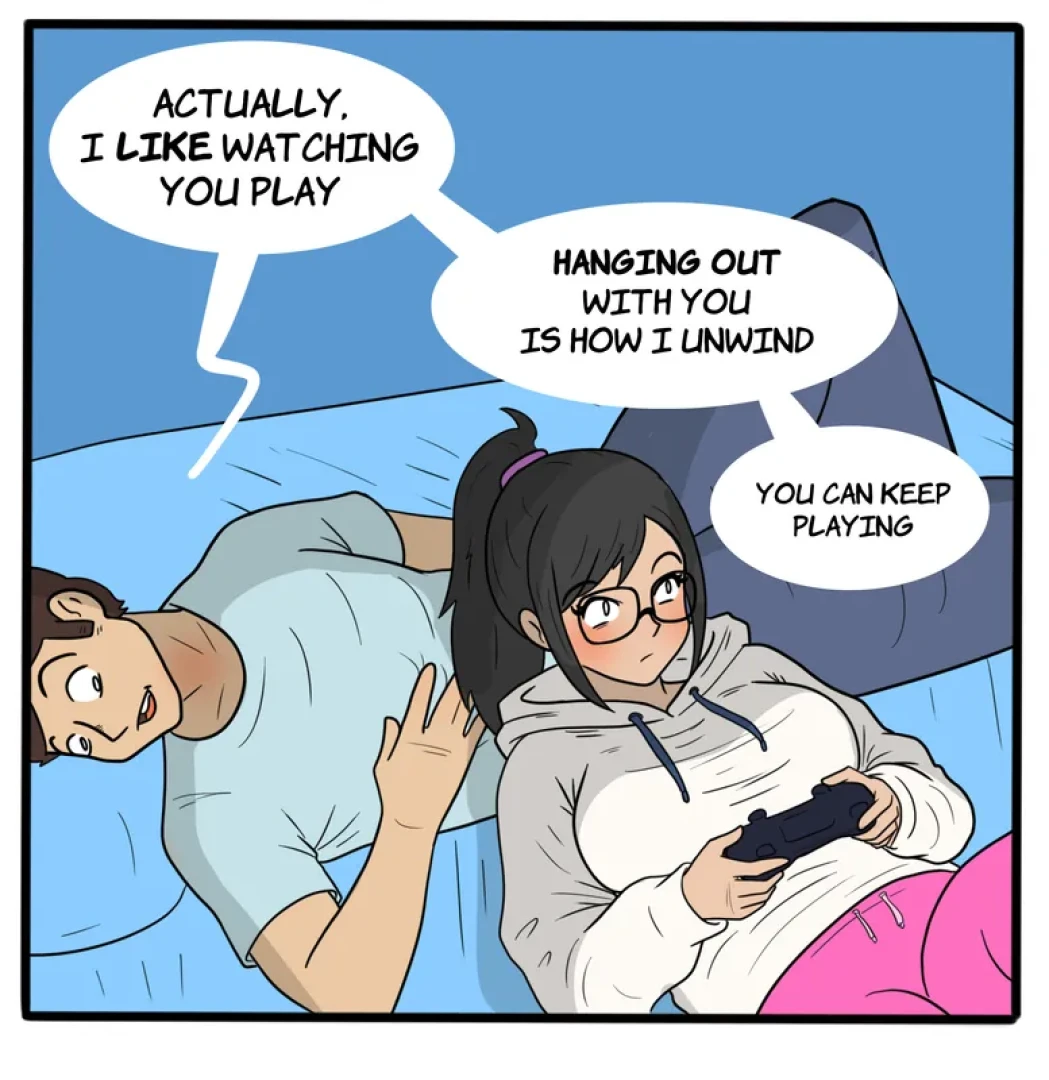 Naughty nectar - You seem really stressed, do want to play with me ?  (+NSFW cute inked bonus panels)
