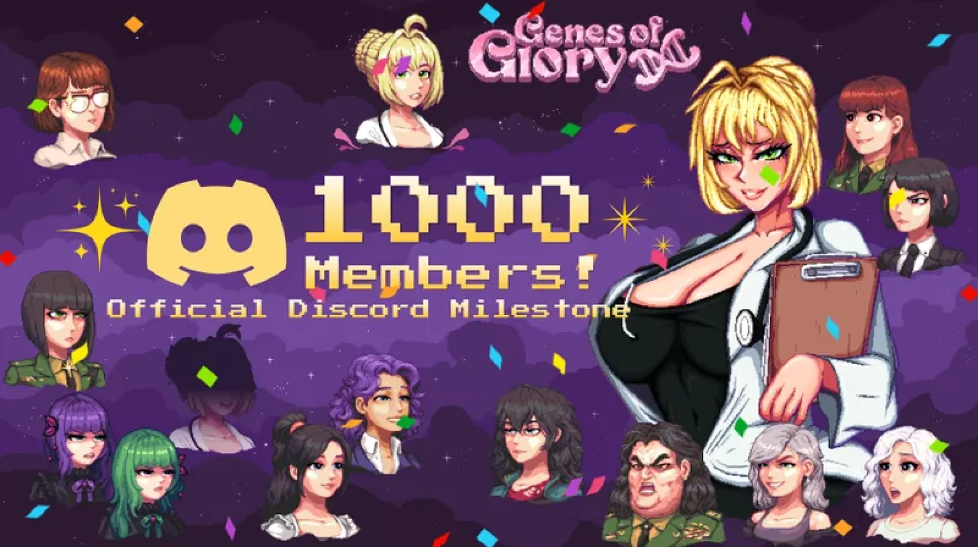 Genes of Glory - Discord 1000 Member Milestone!