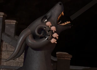 WastelandFoxBoy - Dragon Slide Animation part 4