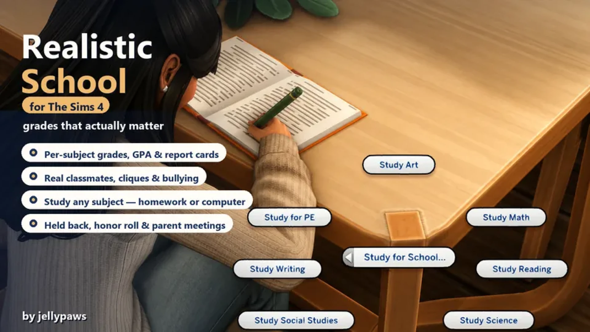 JellyPaws - Realistic School Mod | Beta | Preview