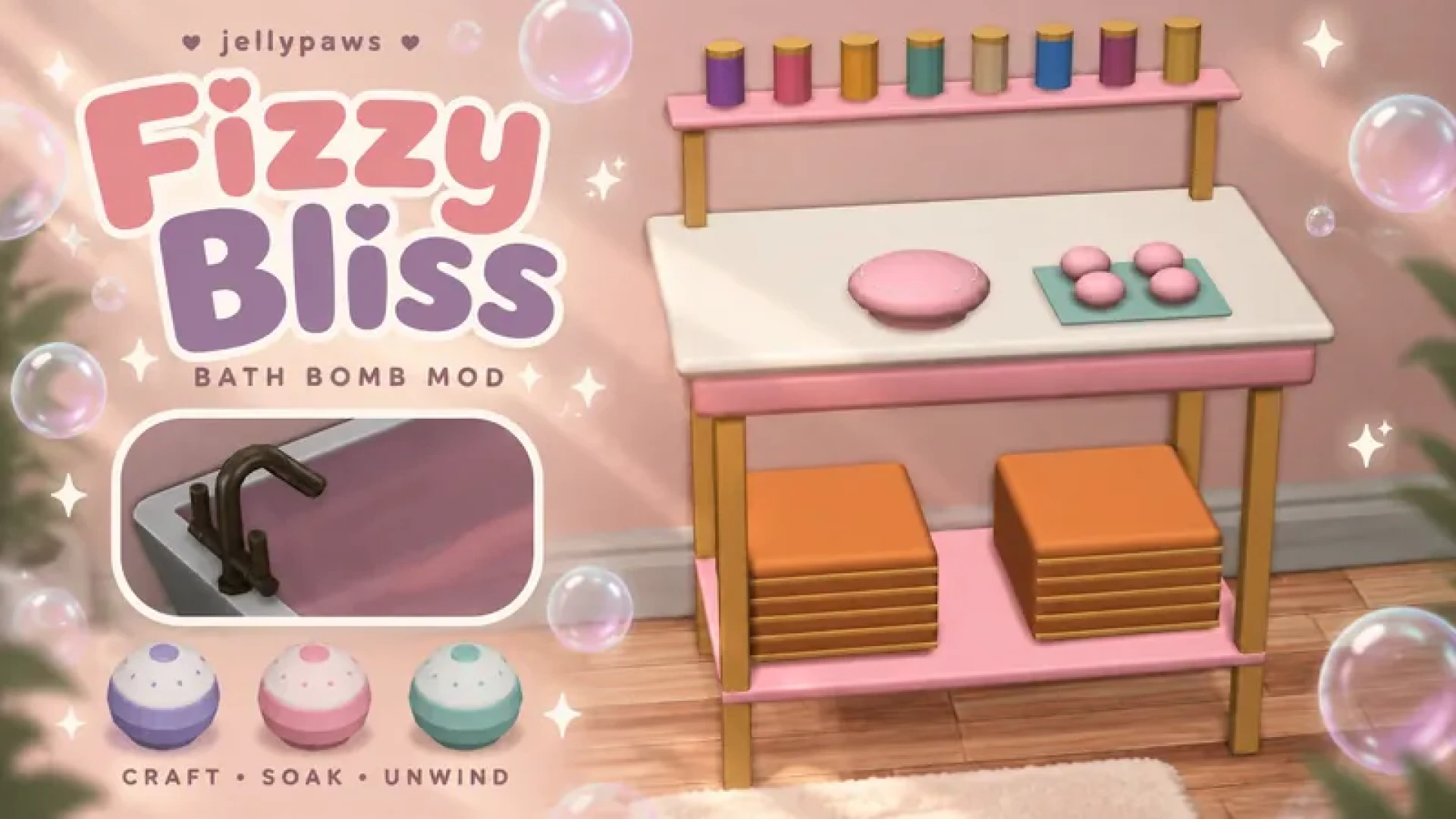 JellyPaws - Fizzy Bliss | A Bath Bomb Mod | Preview — page 1