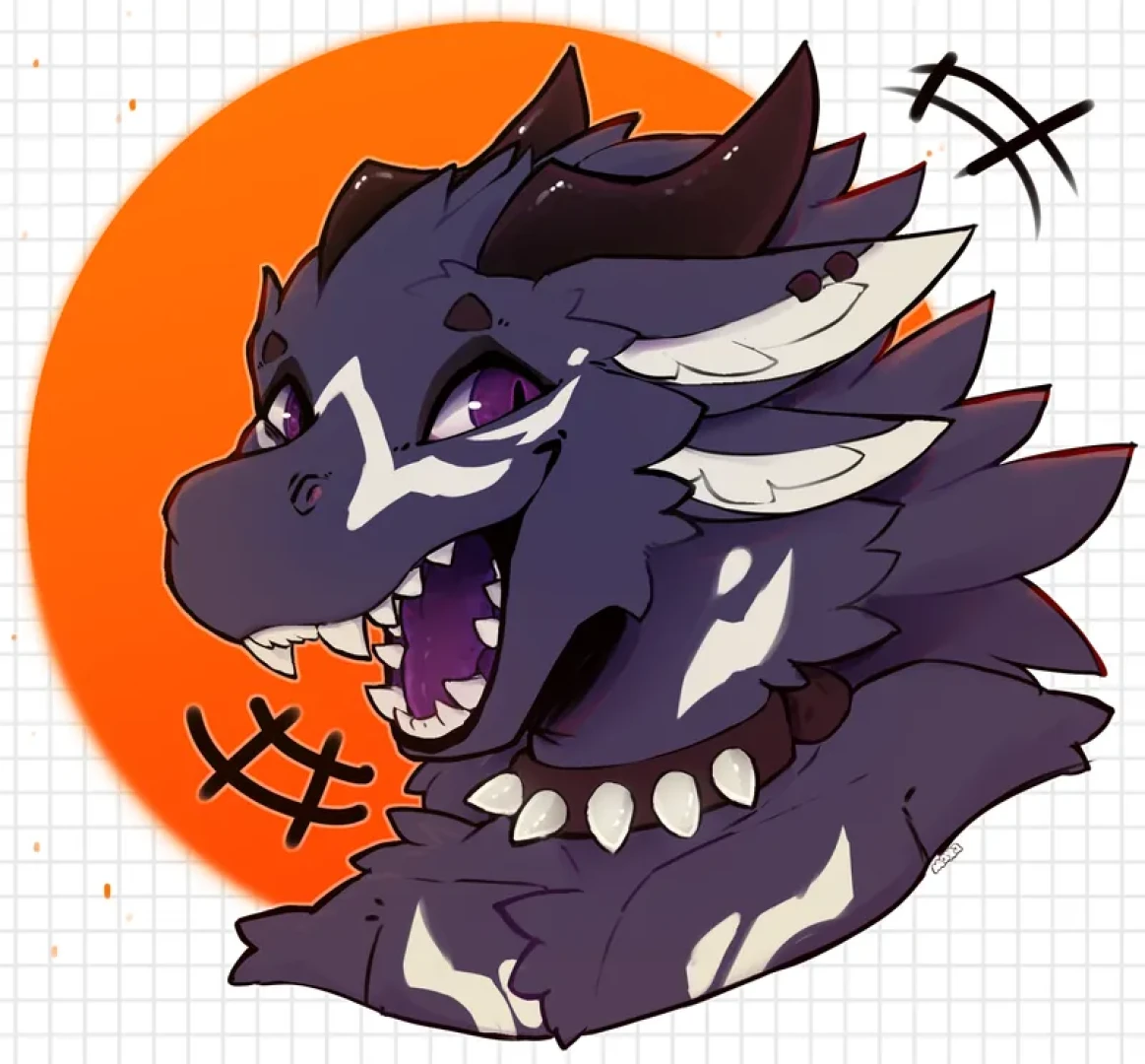 Maxadisasta - icon practice! (aka Birthday drawing for a friend again ^3^) 