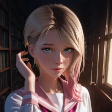 Hammiia - Commission Gwen Stacy School Uniform G