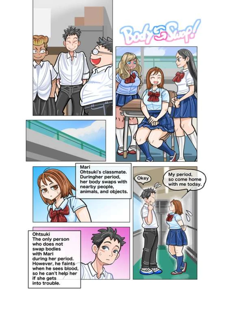 jpg - Full color Body swap comic 8 pages.