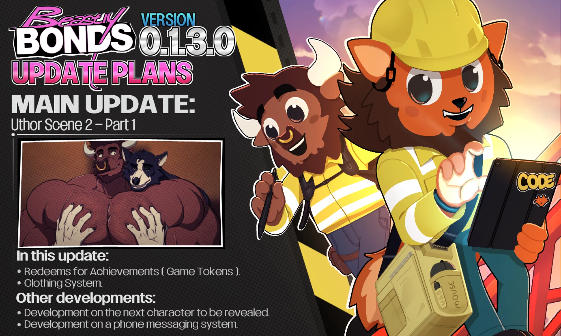 DarkSideofDiscovery - Update Plans - Beastly Bonds 0.1.3.0