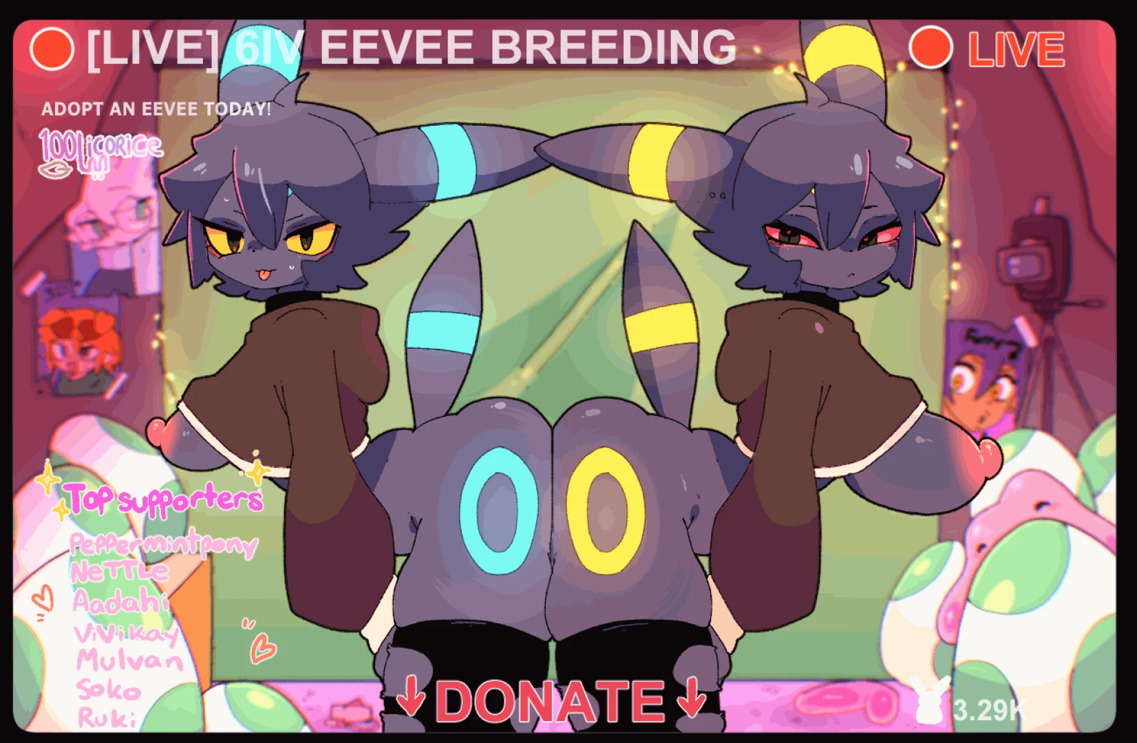 100licorice - POLL WINNER- 6IV BREEDING UMBRES - ANIMATION LOOP
