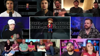 Pixel-man Reaction - Demon Slayer 1x7