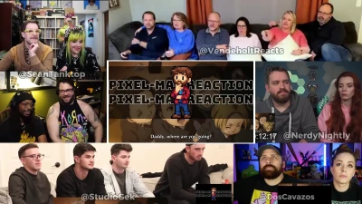 Pixel-man Reaction - AOT 4x6
