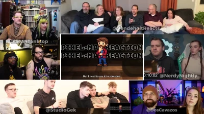 Pixel-man Reaction - AOT 4x9