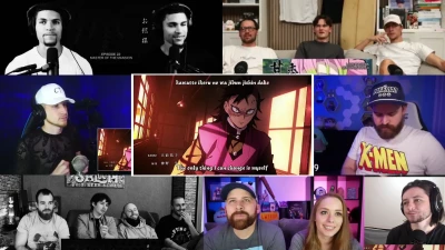 Pixel-man Reaction - Demon Slayer 1x22 