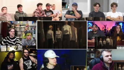 Pixel-man Reaction - AOT 4x18