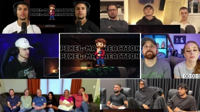 Pixel-man Reaction - Demon Slayer 1x3