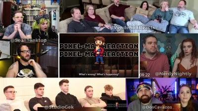 Pixel-man Reaction - AOT 4x11