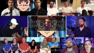Pixel-man Reaction - Demon Slayer 1x14 part 2