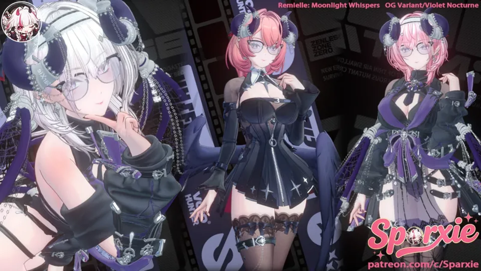 Sparxie - Remielle: Moonlight Whispers   OG Variant/Violet Nocturne_NSFW