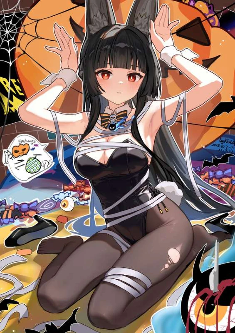 KULA★哭啦 - ZZZ- Late Halloween  Miyabi 「メロンが欲しいです」（r18差分2P）