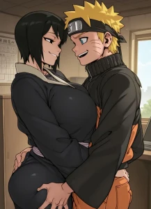 Kanteia - Shizune x Naruto SFW