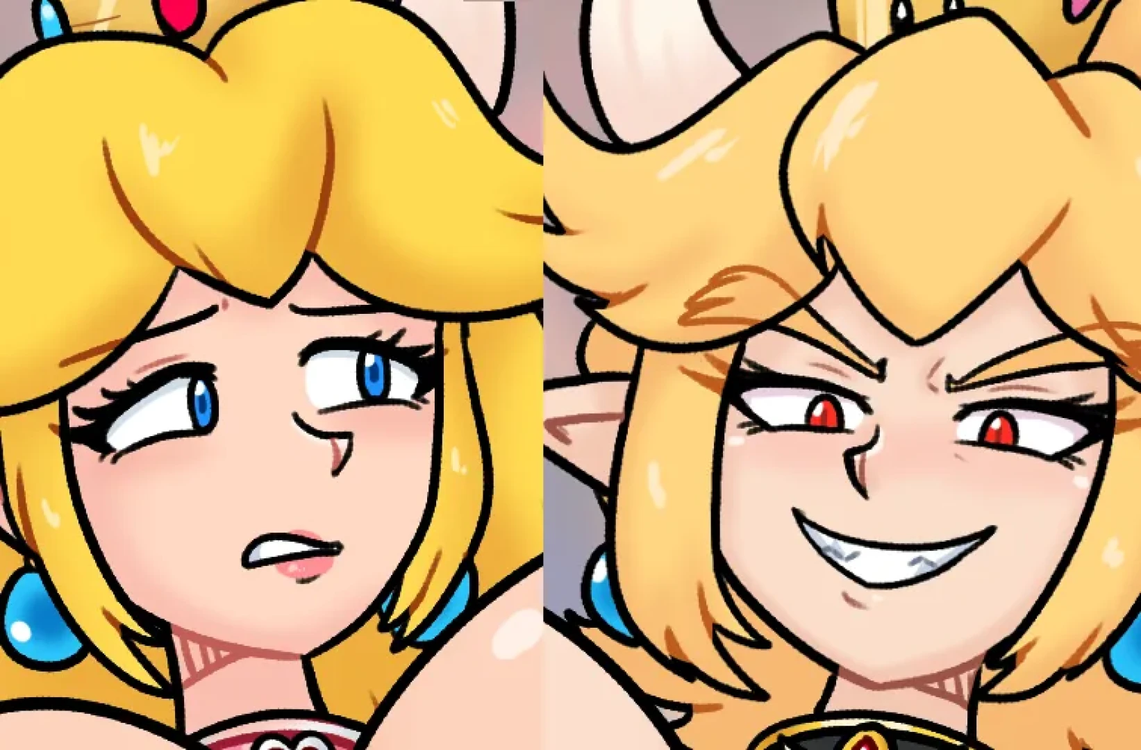 silenttandem - EARLY ACCESS ART - 87 (Peach & Bowsette) 