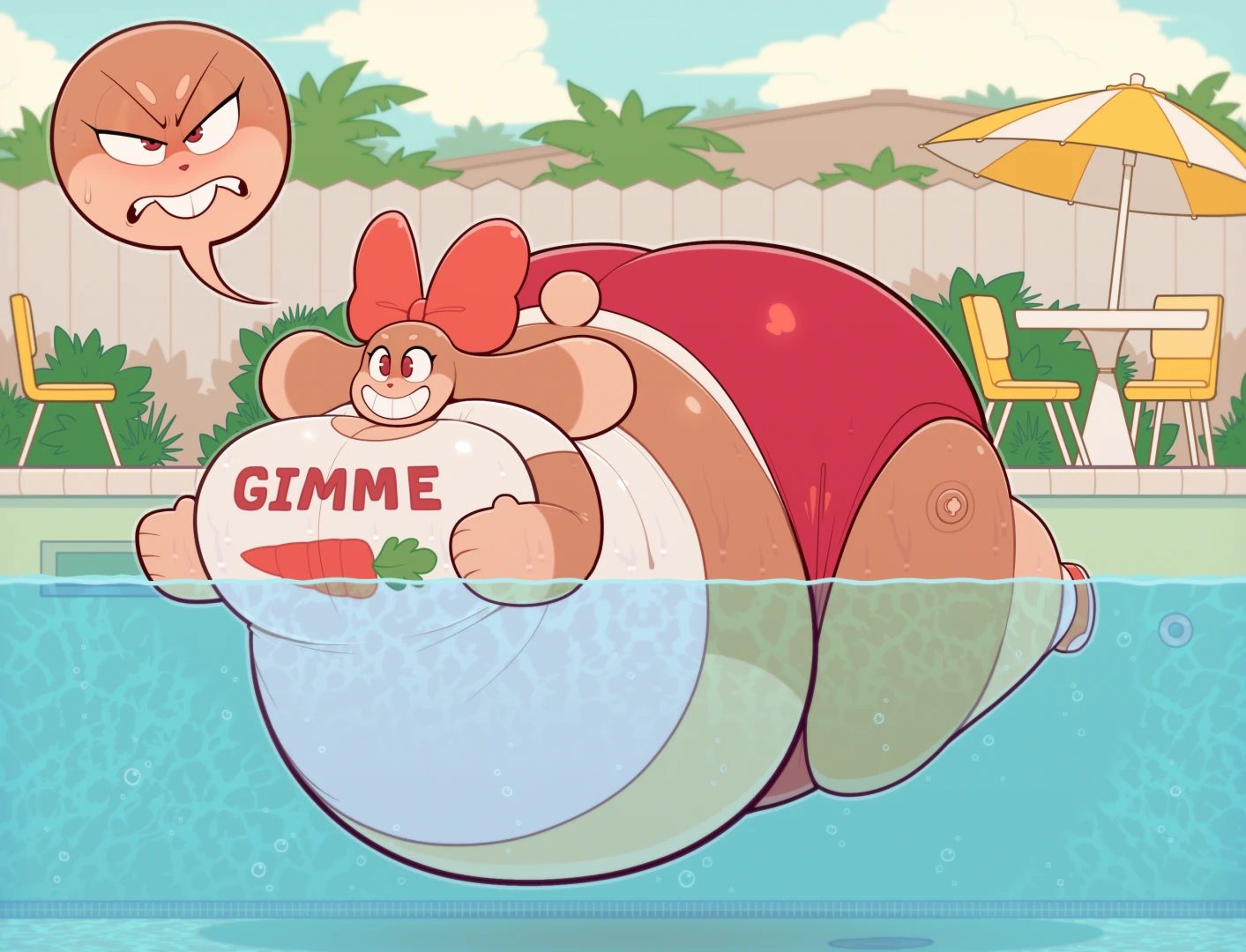 ridiculouscake - A Berkley Pool Toy