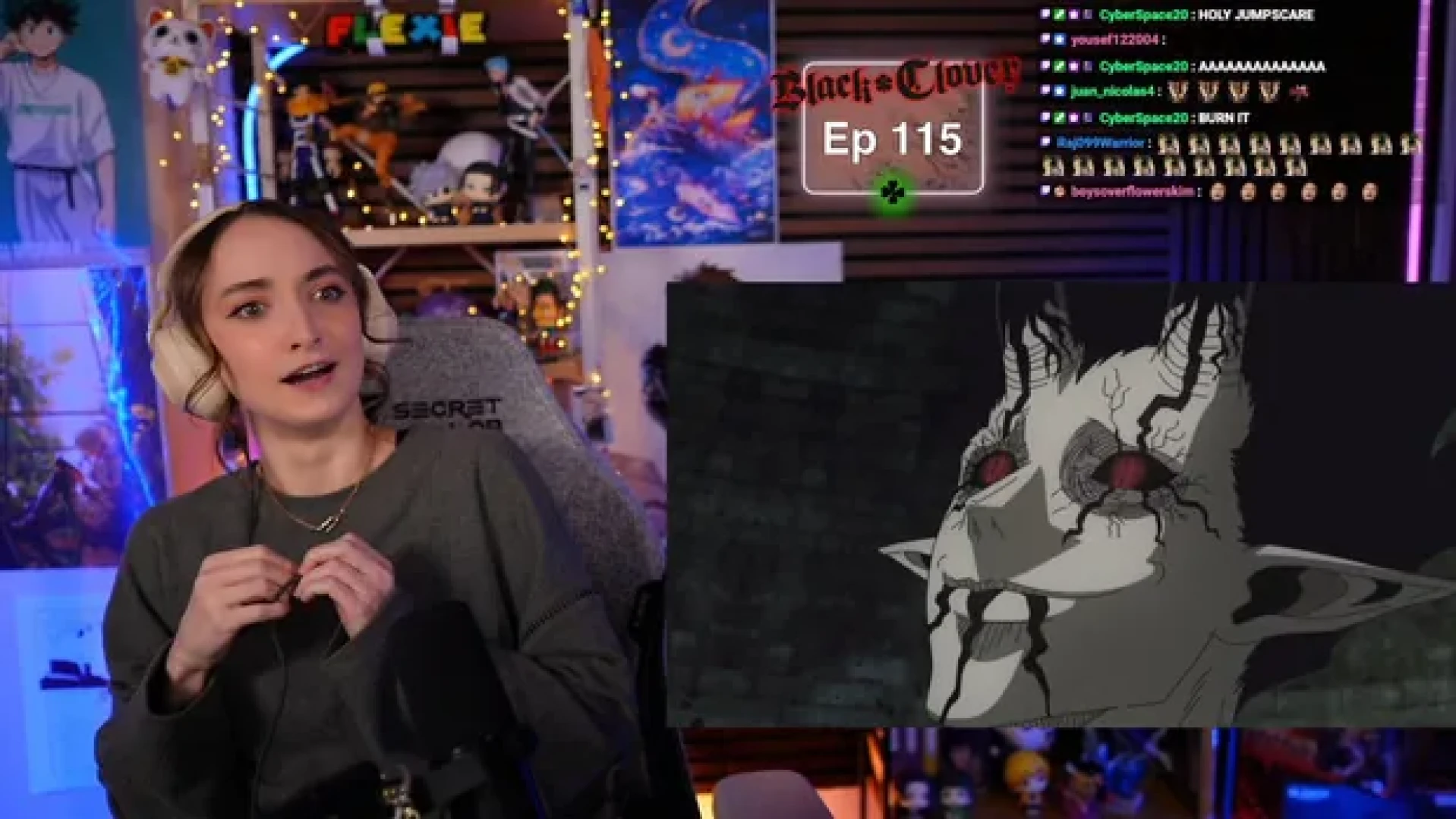 FlexiejayAnime - BLACK CLOVER | Episodes 115 + OPENING REACTION (Early Uncut Access)