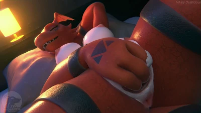 Furromantic - [Animation | VR | ] - Guilmon's moment alone (4K/VR8K/MixedReality)