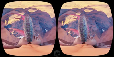 Furromantic - [Animation | VR] - Aurealis the frost dragon (4K/VR8K/MixedReality) part 2