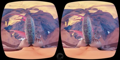Furromantic - [Animation | VR] - Aurealis the frost dragon (4K/VR8K/MixedReality) part 3