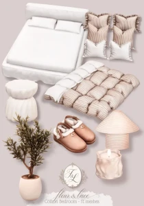 Fleurandlace - Cotton Bedroom 𐙚