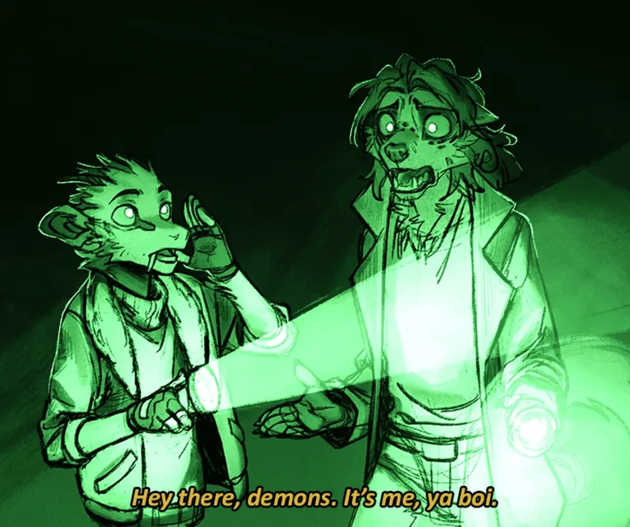 Falco - get possessed, idiot
