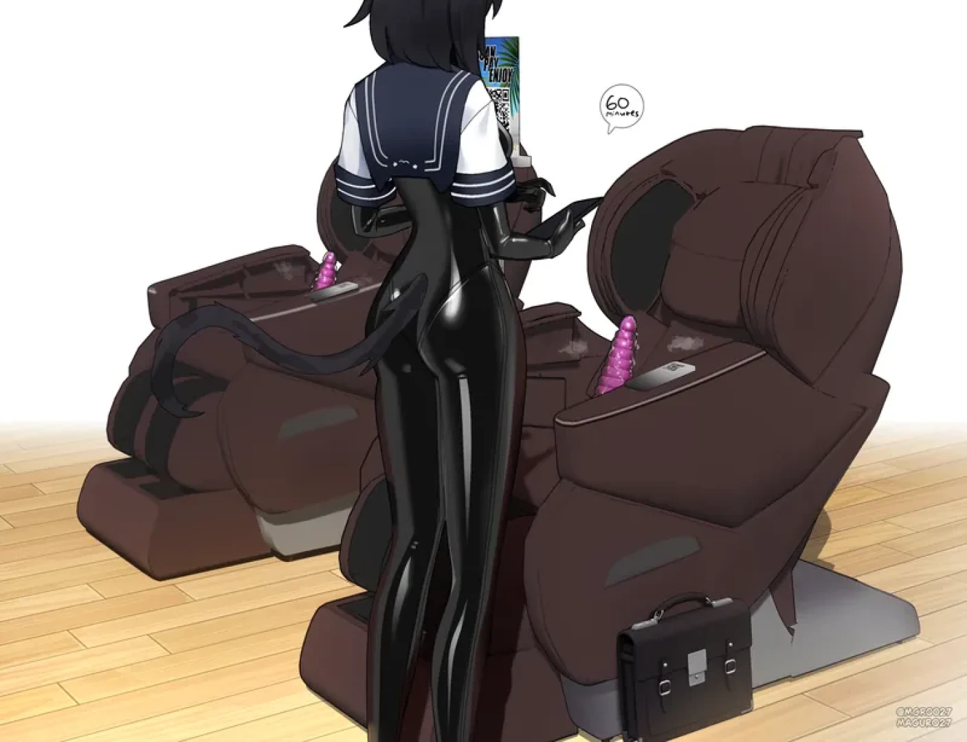 maguro27 - ＃121【ぷちくろ】massage chair