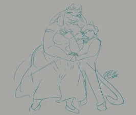 Thelightsmen - [Comm | WIP] Toriel Bride part 2